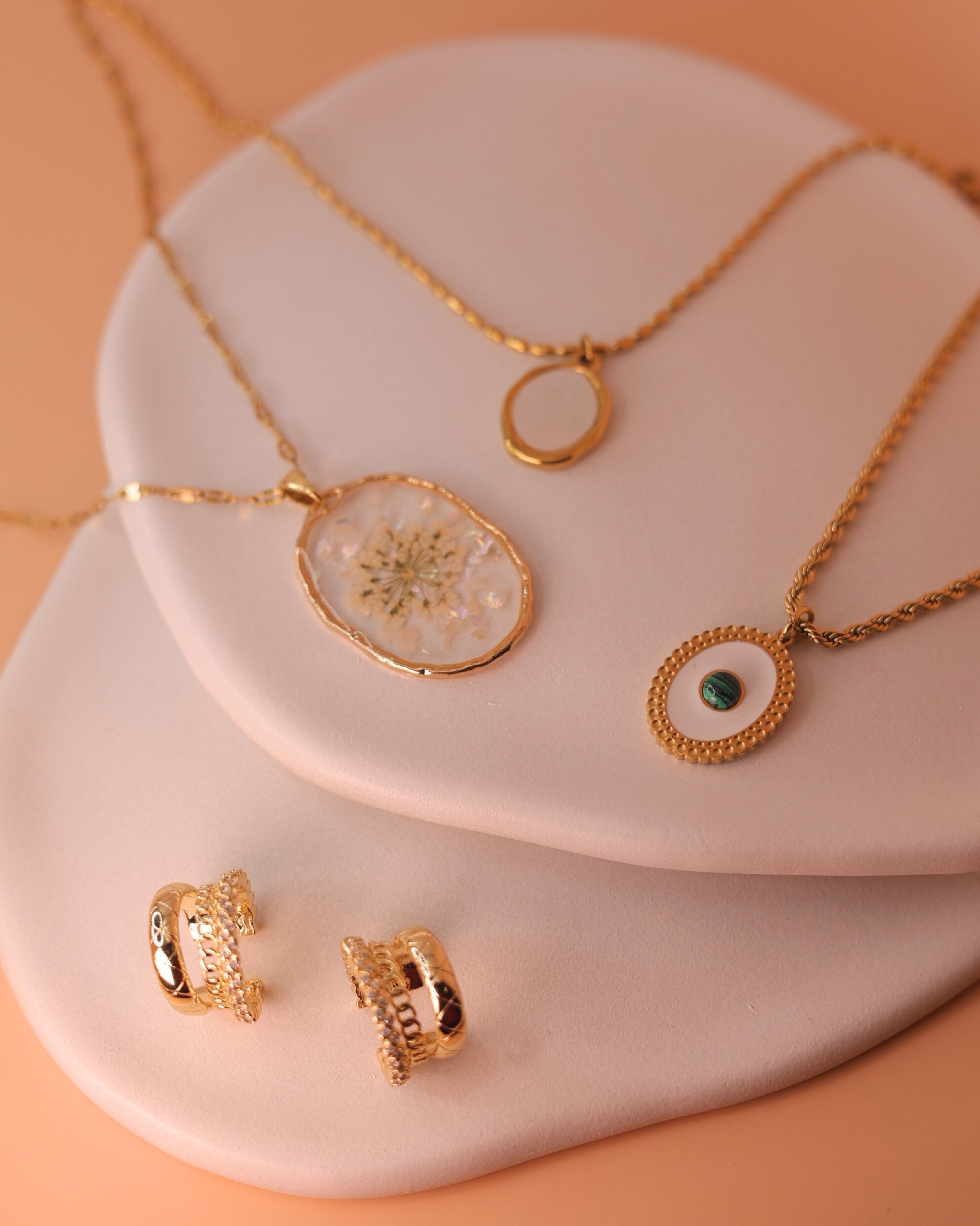 Golden Triple Halo Cuff