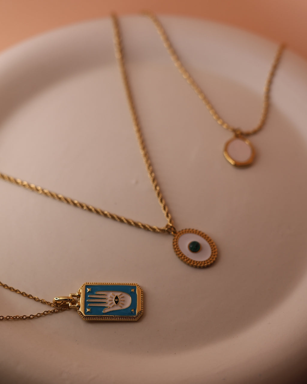 Hamsa Protection Necklace (Reversible)
