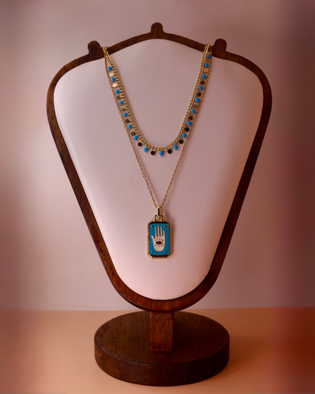 Hamsa Protection Necklace (Reversible)