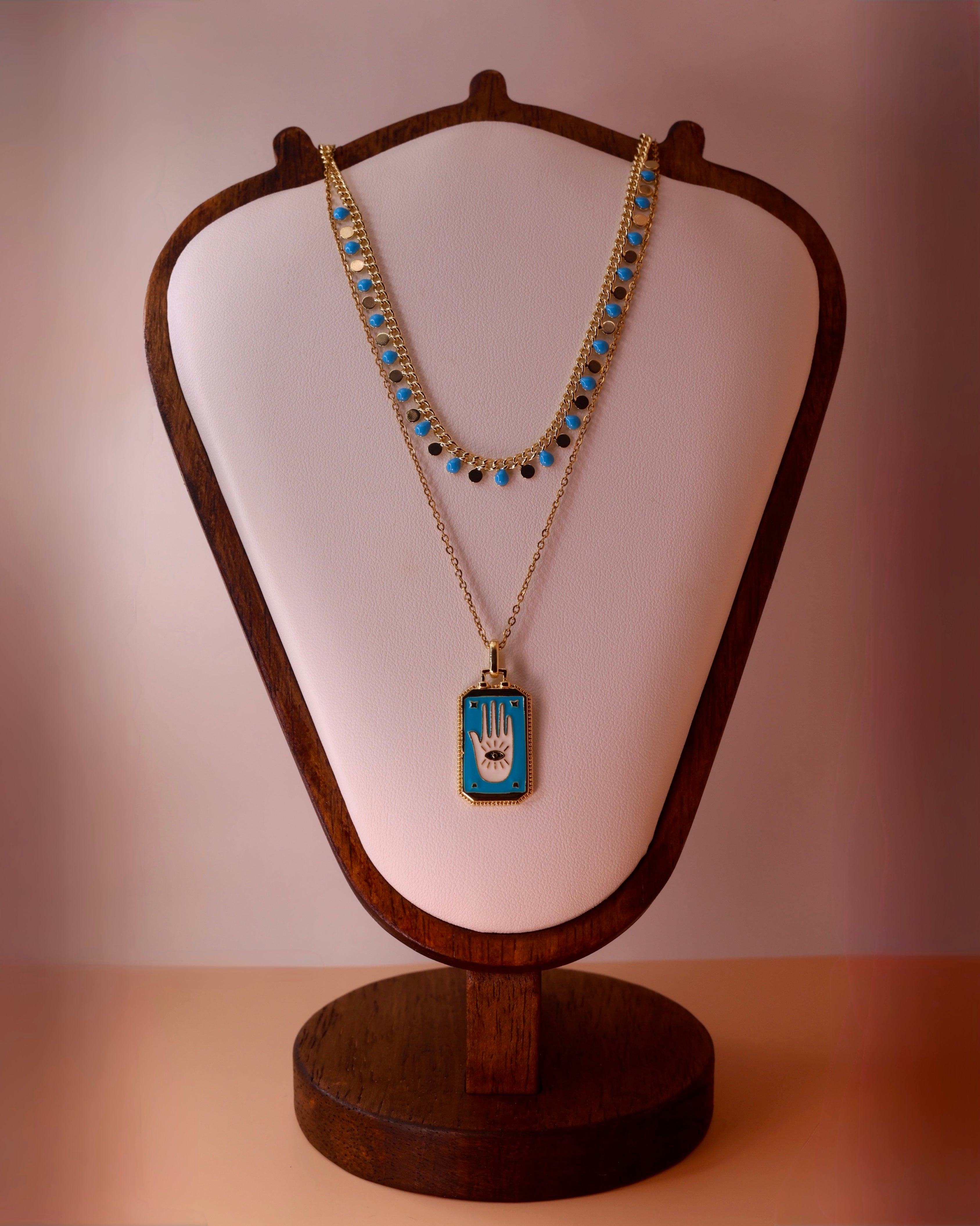Hamsa Protection Necklace (Reversible)