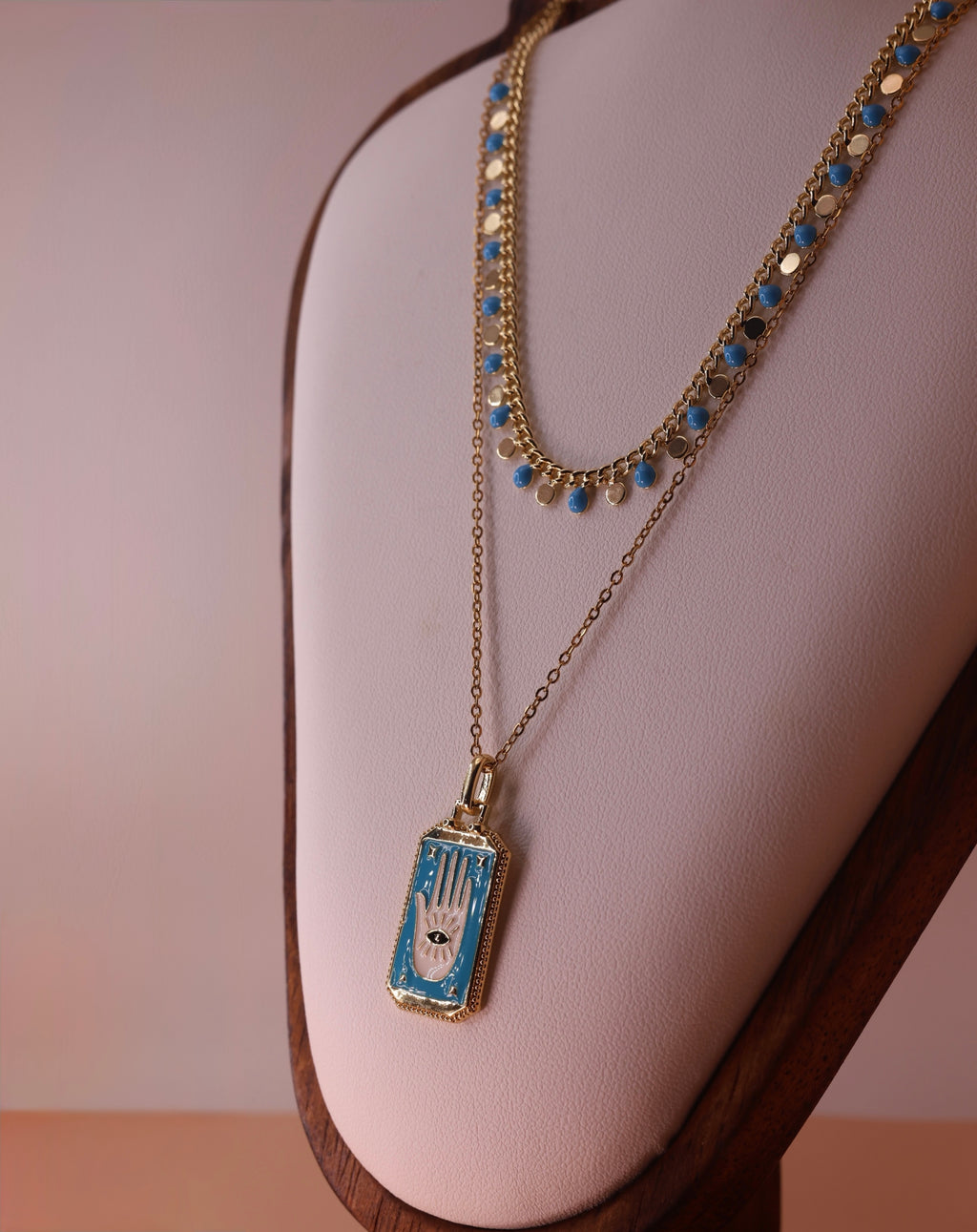 Hamsa Protection Necklace (Reversible)