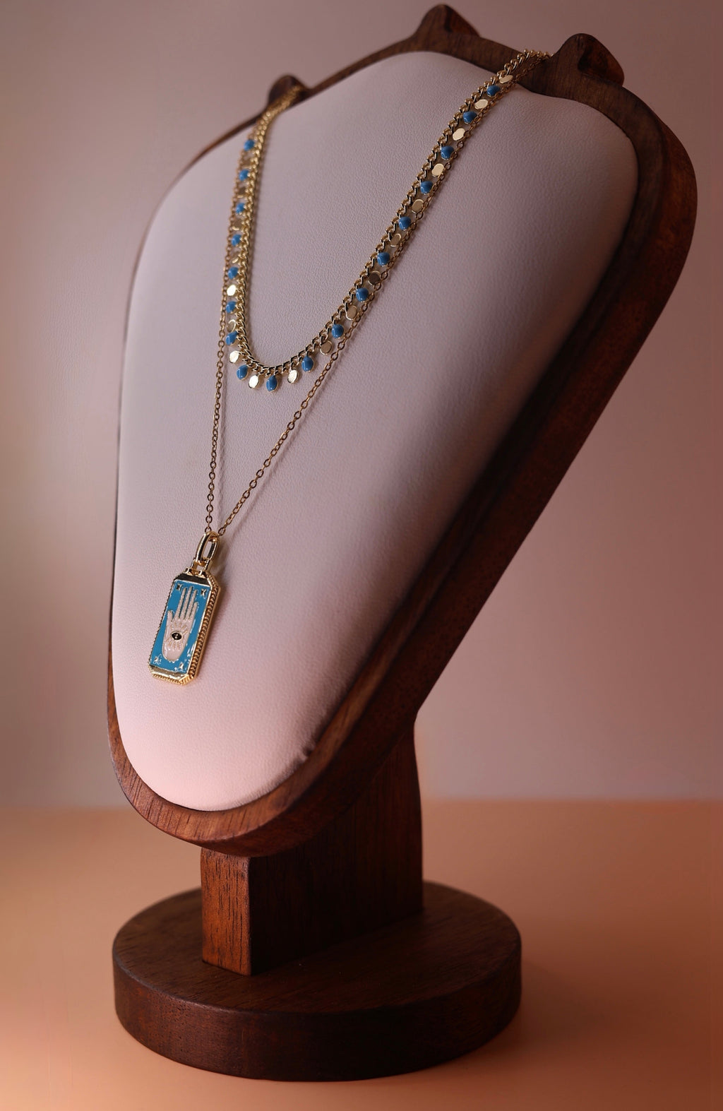 Hamsa Protection Necklace (Reversible)