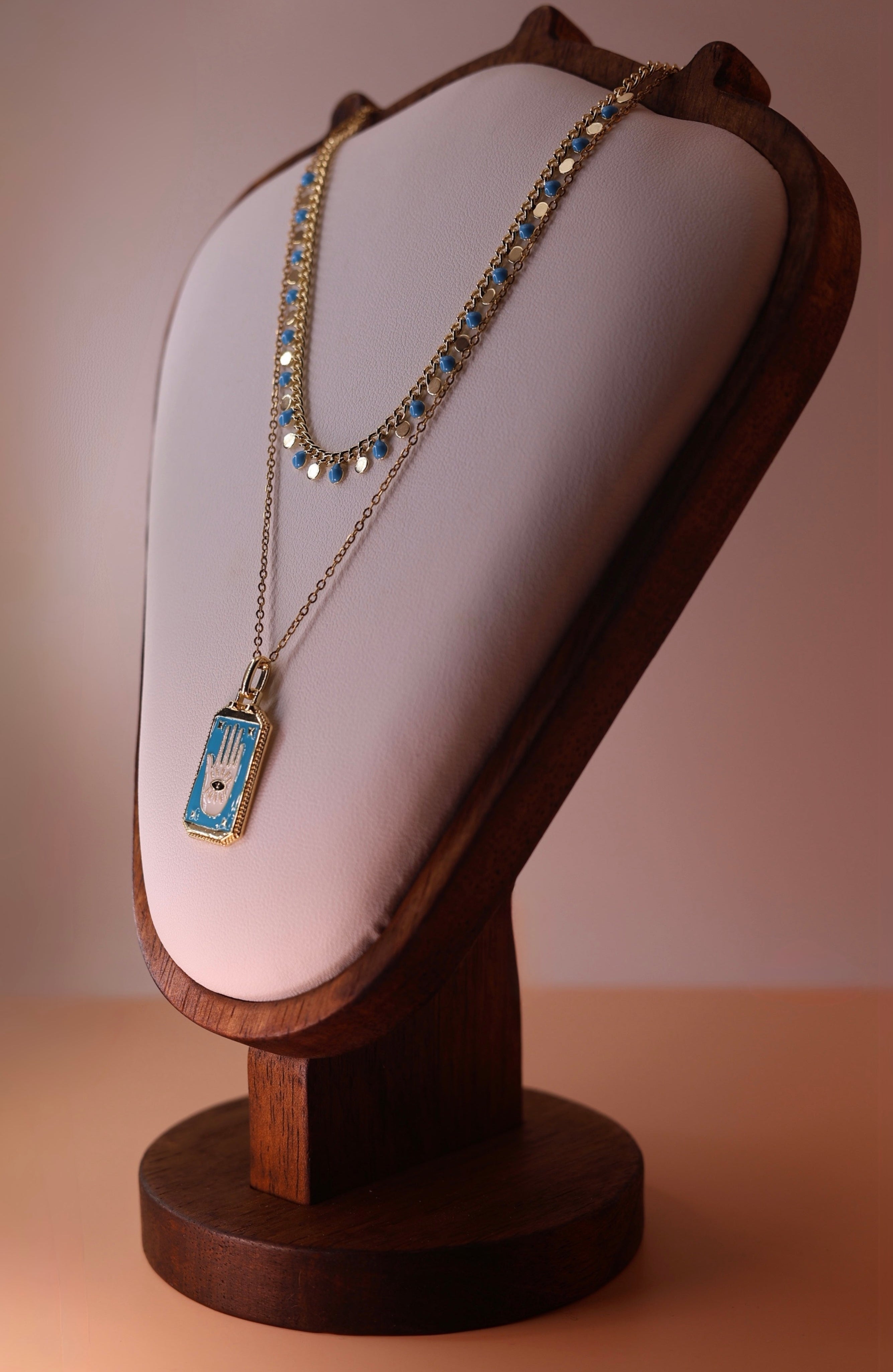 Hamsa Protection Necklace (Reversible)